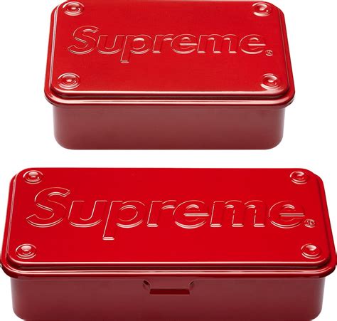 supreme small flip top metal box|Supreme Metal Box .